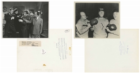 Lot of Twenty 10 x 8 Glossy Photos With Shemp as Third Stooge, From Various Films & Public Appearances -- One Photo Trimmed, Overall Very Good Condition -- List of 15 Films at NateDSanders.com